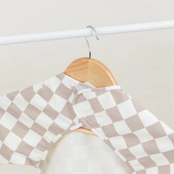 Taupe Checkered 